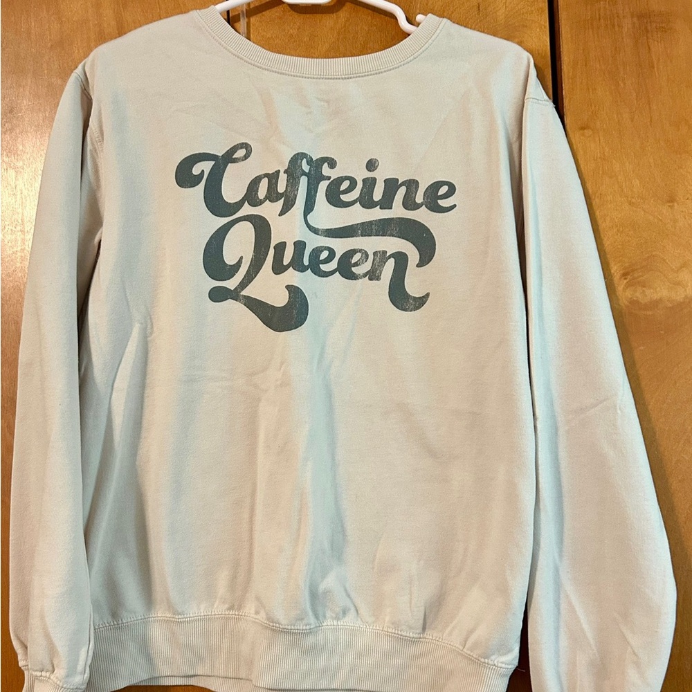 Cold Crush Cream “Caffeine Queen” Sweater
